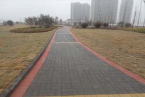 景觀磚透水磚河風景帶3