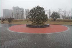 景觀磚透水磚河風景帶2